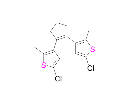 1,2-Bis-(2-chloro-5-methylthien-4-yl)-cyclopentene