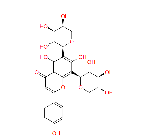 芹菜素-6-C-Α-L-吡喃阿拉伯糖-8-C-Β-D-吡喃木糖苷 677021-30-6