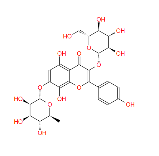 草质素-3-O-Β-D-吡喃葡萄糖-7-O-Α-L-鼠李糖苷 909803-26-5