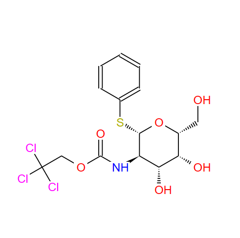 	苯基2-脱氧-1-硫代-2-(2,2,2-三氯乙氧基甲酰氨基)-Β-D-吡喃半乳糖苷 868230-98-2
