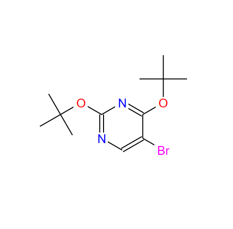 	2,4-二叔丁氧基-5-溴嘧啶 19752-61-5