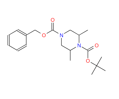 1-BOC-4-CBZ-2,6-二甲基哌嗪 1207455-37-5