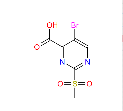 2-甲砜基-5-溴-4-嘧啶甲酸 30321-94-9