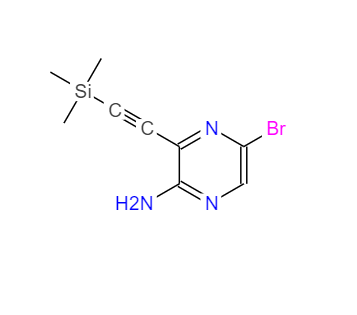 3-[(三甲基硅基)乙炔基]-5-吡嗪-2-胺 875781-41-2