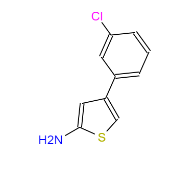 2-氨基-4-(3-氯苯基)噻吩 1392042-82-8