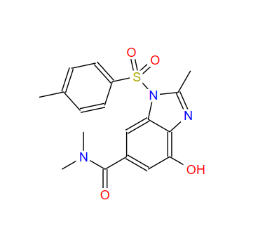4-羟基-N,N,2-三甲基-1-对甲苯磺酰基-1H-苯并[D]咪唑-6-甲酰胺