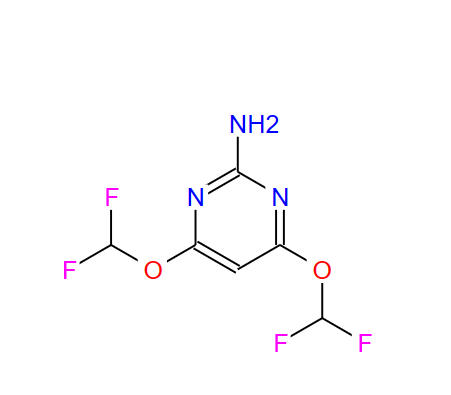 2-氨基-4,6-双(二氟甲氧基)嘧啶 86209-44-1