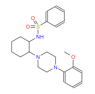 N-[2-[4-(2-甲氧基苯基)-1-哌嗪基]环己基]苯磺酰胺 891016-02-7