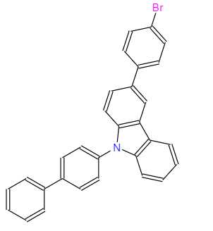 9-(1,1-联苯基)-4-基-3-(4-溴苯基)咔唑 1028648-25-0