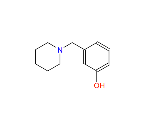 3-(1-哌啶基甲基)苯酚 73279-04-6