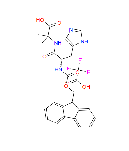 FMOC-HIS-AIB-OH TFA 1446013-08-6