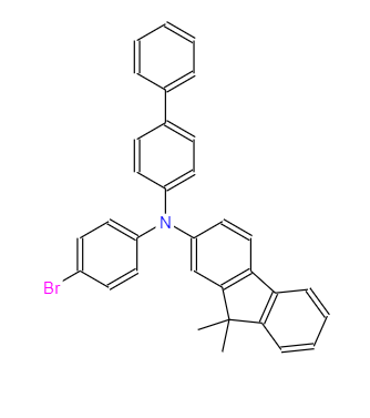 N-[1,1`-联苯]-4-基-N-(4-溴苯肼)-9,9-二甲基-9H-芴-2-胺 1246562-40-2