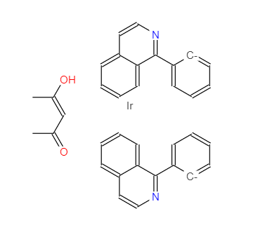 乙酰丙酮酸二(1-苯基异喹啉-C2,N)合铱(III) 435294-03-4