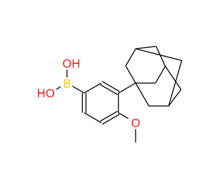 3-(1-金刚烷)-4-甲氧基苯基硼酸 459423-32-6