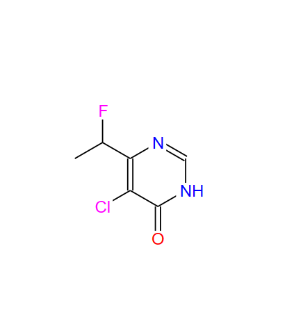 5-氯-6-(1-氟乙基)-4(1H)-嘧啶酮 227184-12-5