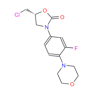 (r)-5-(氯甲基)-3-(3-氟-4-吗啉苯基)噁唑啉-2-酮 496031-57-3