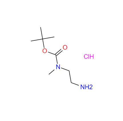 N-叔丁氧羰基-N-甲基乙二胺盐酸盐 202207-78-1