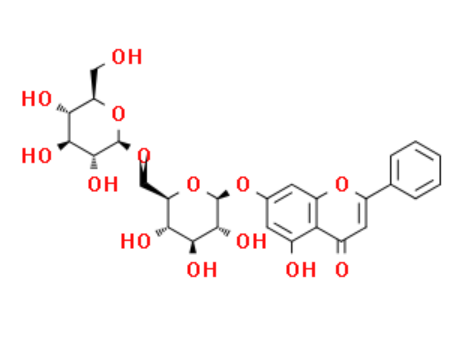 白杨素-7-O-龙胆二糖苷，88640-89-5 。