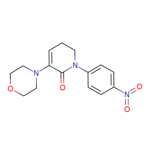 5,6-二氢-3-(4-吗啉基)-1-(4-硝基苯基)-2(1H)-吡啶酮