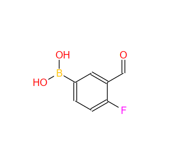4-氟-3-醛基苯硼酸