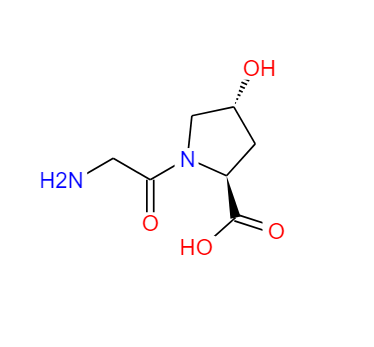 (2S,4R)-1-(2-氨基乙酰基)-4-羟基吡咯烷-2-羧酸 24587-32-4