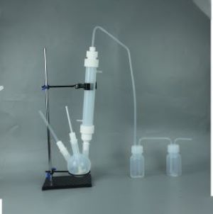 可定制PFA精馏反应装置氟化氢蒸馏回流耐高温耐腐蚀PFA烧瓶