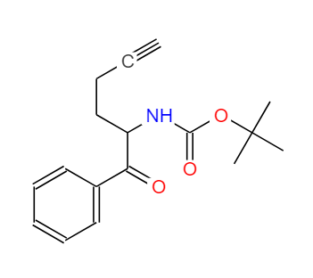 tert-butyl(1-oxo-1-phenylhex-5-yn-2-yl)carbamate 1437235-48-7