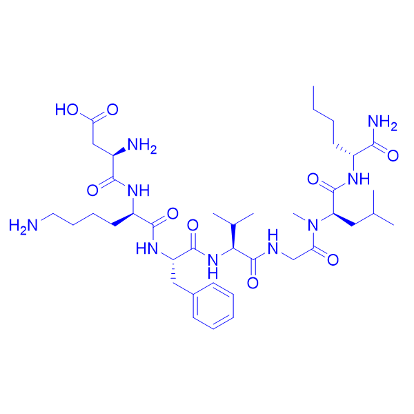 neurokinin A改造片段多肽/137565-28-7/[Lys5，MeLeu9，Nle10]-NKA(4-10)