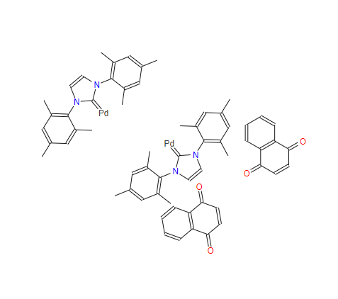 1,3-双(2,4,6-三甲基苯基)咪唑-2-基亚(1,4-萘苯醌)钯(0)二聚体 467220-49-1
