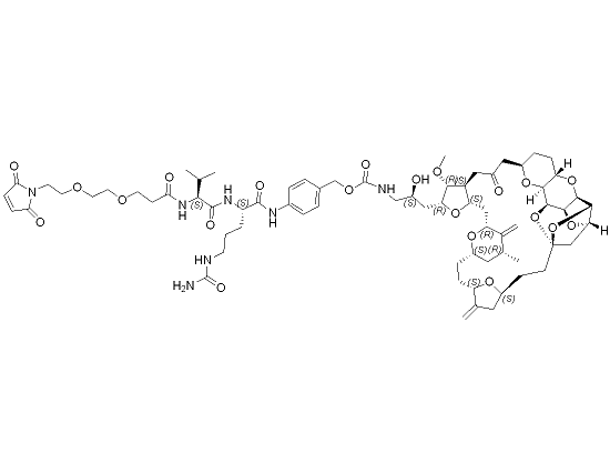 Mal-PEG2-VC-PAB-Eribulin