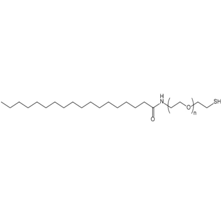 STA-PEG-SH，Stearic acid-PEG-thiol，硬脂酸-聚乙二醇-巯基