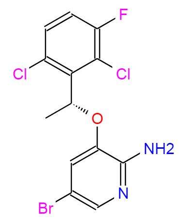 [5-溴-3-[(1R)-(2,6-二氯-3-氟苯基)乙氧基]吡啶-2-基]胺 7级