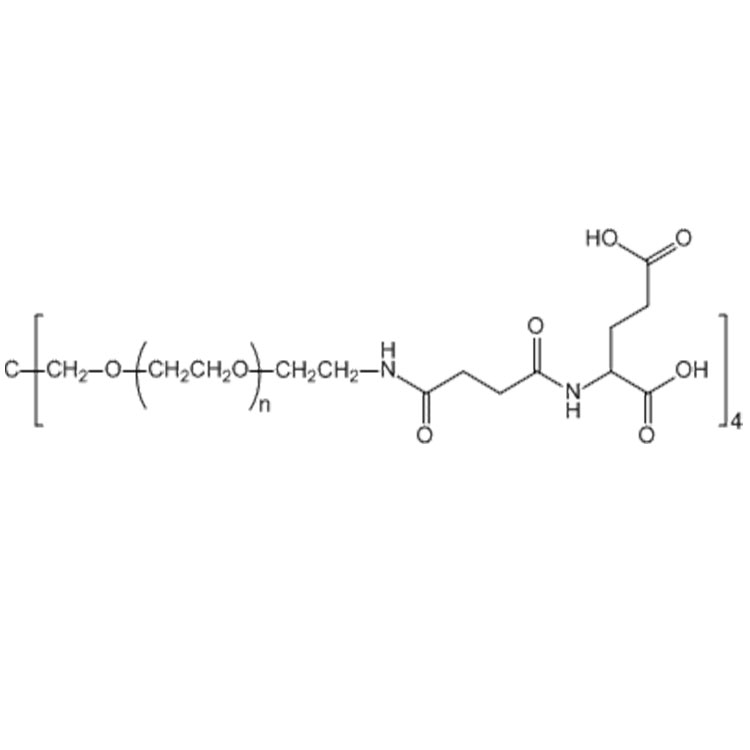 4-Arm-PEG-Glutamic Acid，四臂-聚乙二醇-谷氨酸