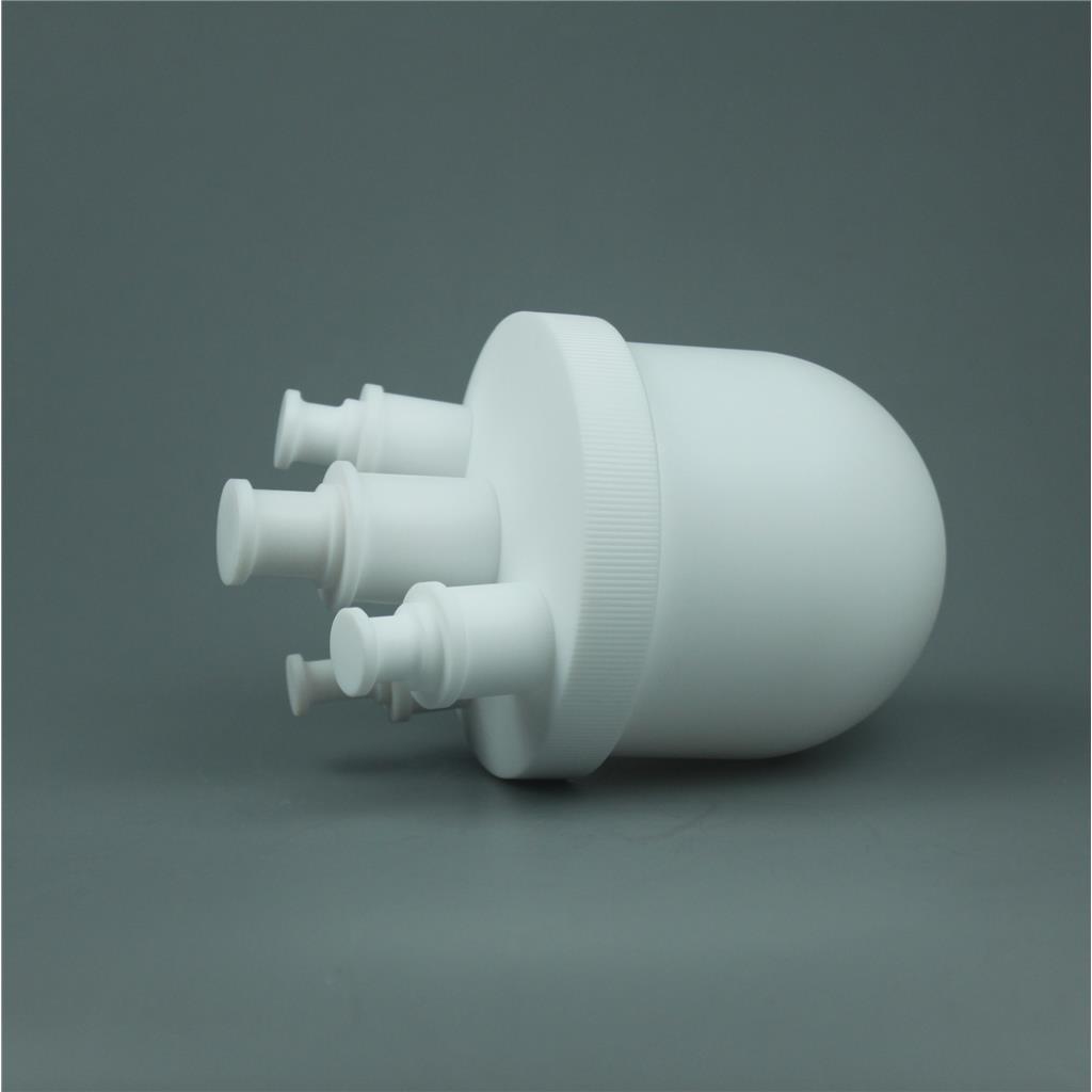 17、19、24标准口单颈PTFE烧瓶多颈四氟圆底反应瓶配四氟搅拌棒可定制