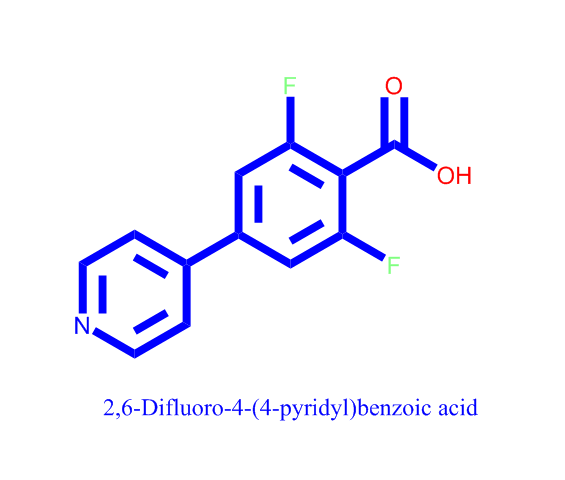  2,6-二氟-4-(4-吡啶基)-苯甲酸 1214361-00-8