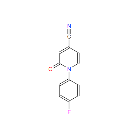 4-氰基-1-(4-氟苯基)-2(1H)-吡啶酮 929000-78-2