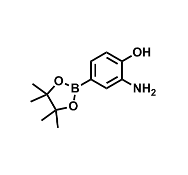 2-氨基-4-(4,4,5,5-四甲基-1,3,2-二氧杂硼烷-2-基)苯酚