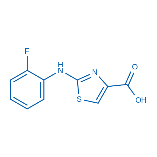 2-[(2-Fluorophenyl)amino]-1,3-thiazole-4-carboxylic acid