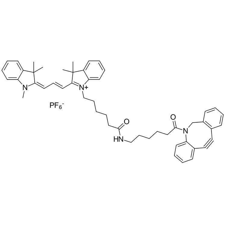 Cy3 DBCO，Cyanine3 DBCO，2692677-79-3，花青素Cy3二苯并环辛炔