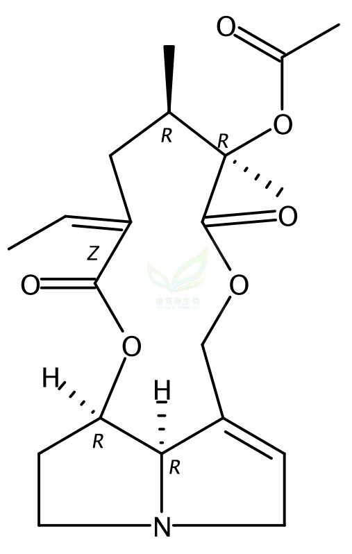 乙酰化千里光碱  Senecionine acetate  126642-77-1