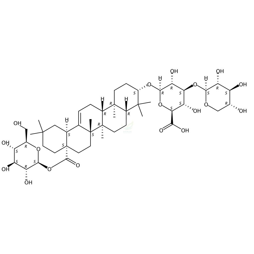 地肤子皂苷Ic-28-O-葡萄糖酯  Momordin IIc  96990-19-1