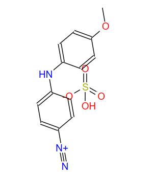 4-重氮基-4`-甲氧基二苯胺硫酸盐 49732-38-9