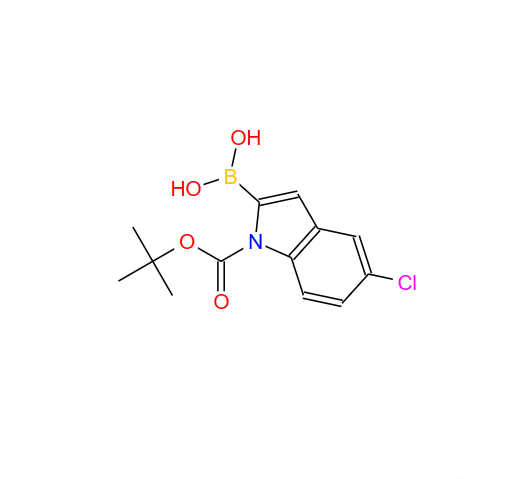  1-Boc-5-氯-1H-吲哚-2-硼酸