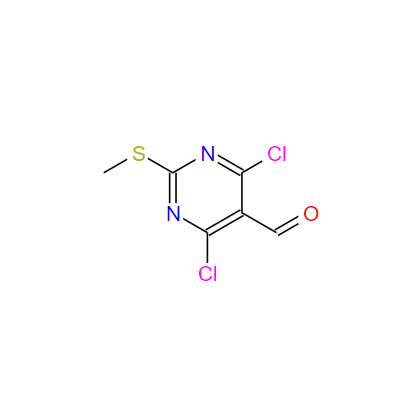 2-(甲硫基)-4,6-二氯-5-嘧啶甲醛 33097-11-9
