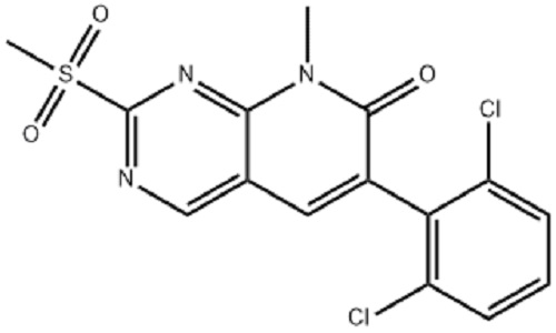 6-(2,6-二氯苯基)-8-甲基-2-甲基磺酰基-8H-吡啶并[2,3-D]嘧啶-7-酮
