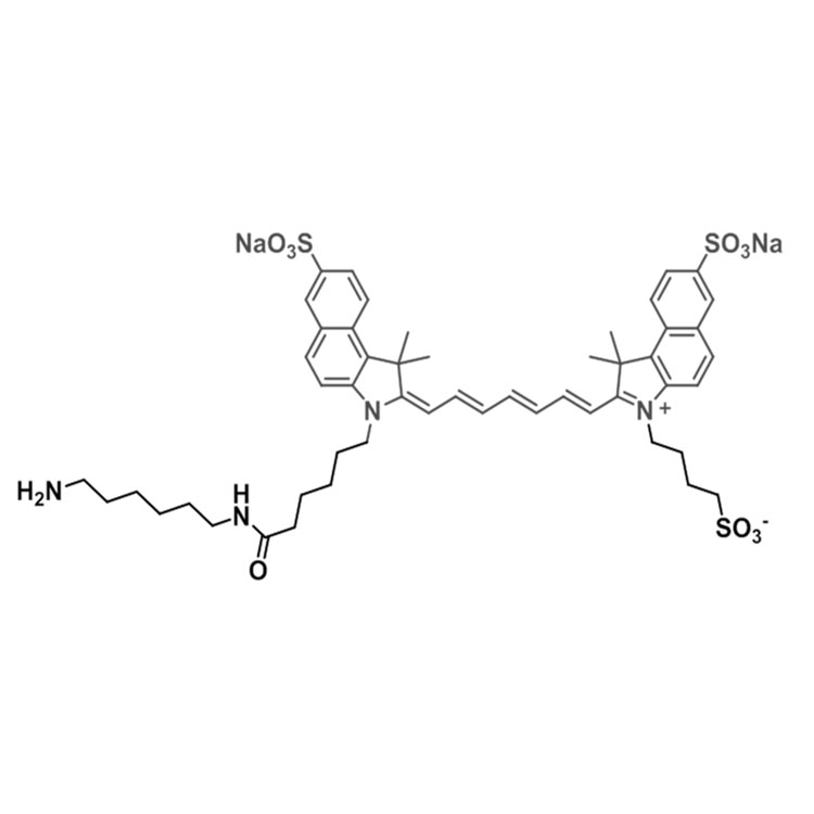 disulfo-ICG-amine，disulfo-ICG-NH2，二磺酸-吲哚菁绿-氨基