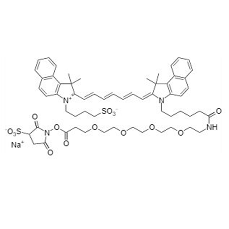 ICG-PEG4-Sulfo-Osu，吲哚菁绿-四聚乙二醇-磺酸-Osu