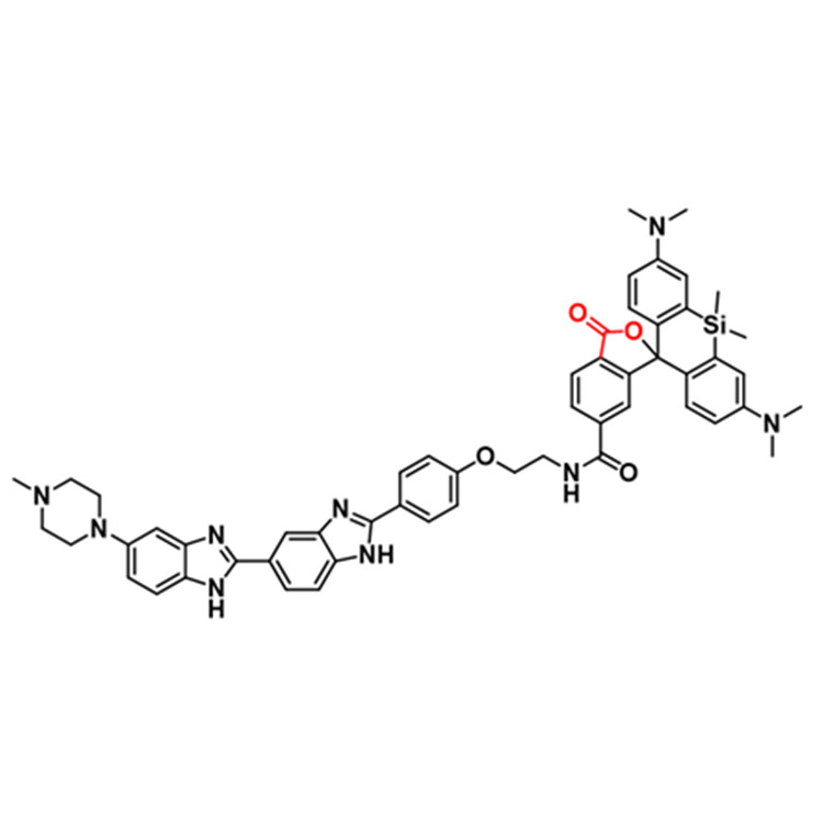 Hochest-SiR，硅基罗丹明标记Hochest 荧光标记