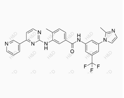 尼罗替尼杂质1 重点推荐  641571-05-3