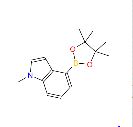  1-甲基-4-(4,4,5,5-四甲基-1,3,2-二噁硼烷-2-基)-1H-吲哚